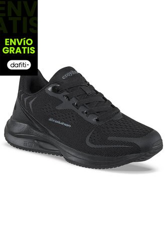 Tenis Running Ringy Negro-Negro Croydon Para Mujer Croydon