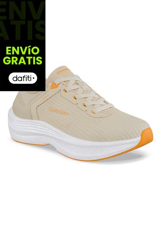 Tenis Running Racod Beige Croydon Para Mujer Croydon