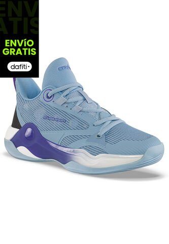 Tenis Basketball Tadin Azul Claro Croydon Para Mujer Croydon