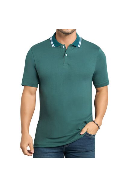 Camiseta Polo Pedro Verde Para Hombre Croydon