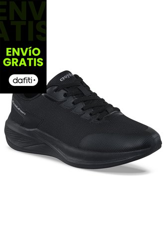 Tenis Running Patuf Negro-Negro Croydon Para Mujer Croydon