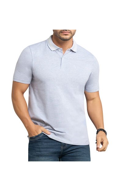 Camiseta Polo Pedro Gris Para Hombre Croydon
