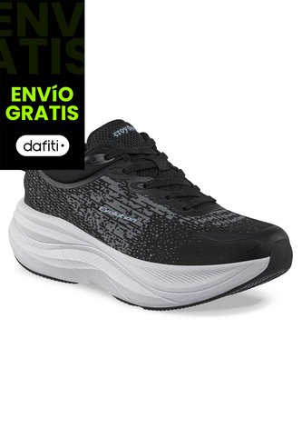 Tenis Running Riteis Negro Croydon Para Mujer Croydon