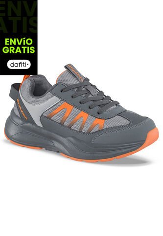 Tenis Running Zibalo Gris Croydon Para Niño Croydon