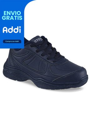 Tenis Colegial 10 New Azul Para Niño Y Niña Croydon