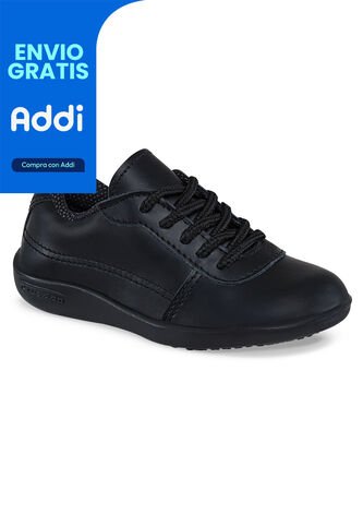 Zapatos Escolares Circuit Negro Para Niño Croydon Croydon