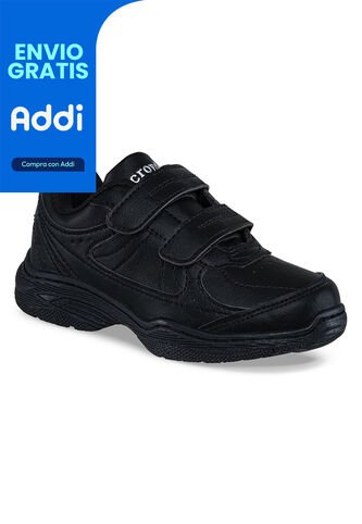 Tenis Colegial 11 New Negro Para Niña Y Niño Croydon Croydon
