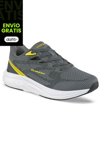 Tenis Running Grib Gris Para Hombre Croydon Croydon