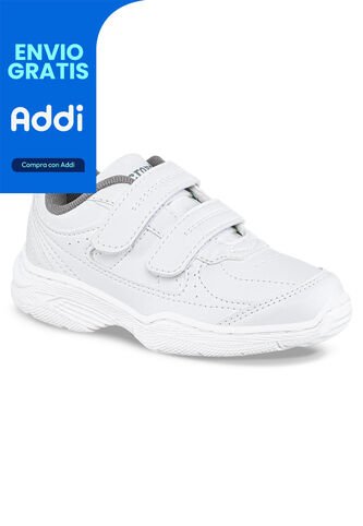 Tenis Colegial 11 New Blanco Para Niño Y Niña Croydon Croydon