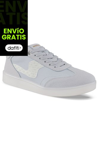 Tenis Urbanos Brendha Gris-Plata Croydon Para Mujer Croydon