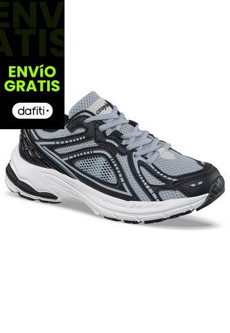 Tenis Urbanos Xecod Negro-Gris Croydon Para Mujer Croydon