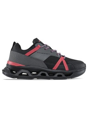 Tenis Running Manrol Negro-Negro Croydon Para Niña