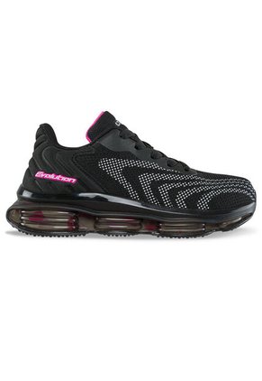 Tenis Running Ulorix Negro-Fucsia Croydon Para Niña