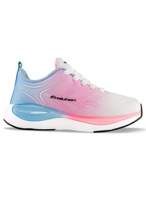 Tenis Running Onder Blanco-Rosa Croydon Para Niña