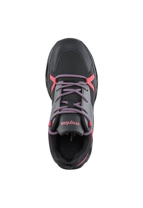 Tenis Running Manrol Negro-Negro Croydon Para Niña