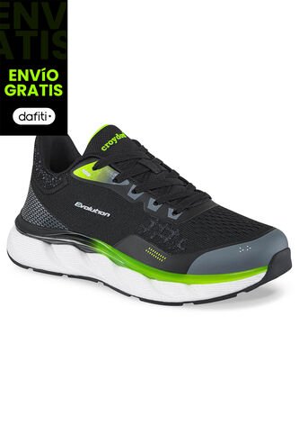 Tenis Running Viura Negro Para Hombre Croydon Croydon