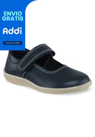 Zapatos Escolares Mafalda Azul Para Niña Croydon Croydon