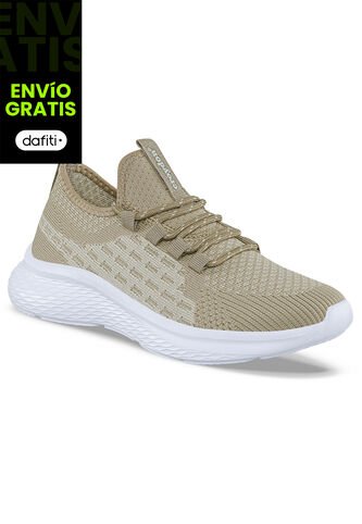 Tenis Running Trux Beige Para Mujer Croydon Croydon