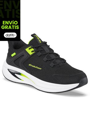 Tenis Running Nertu Negro Para Hombre Croydon