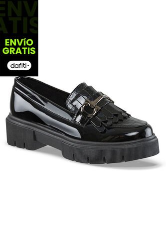 Mocasines Zion Negro Croydon Para Mujer Croydon