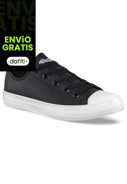 Tenis Casuales Discovery Bajo Retro 2 Ct Negro Croydon Para Mujer