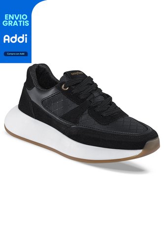 Tenis Urbanos Xanthee Negro Croydon Para Mujer Croydon