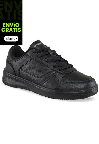 Tenis Colegio Lobira C Negro Para Niño Y Niña Croydon Croydon