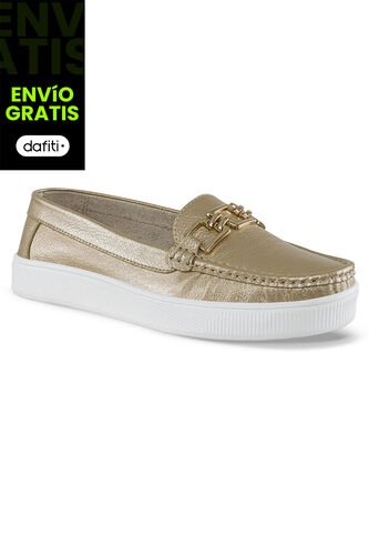 Mocasines Milly Oro Croydon Para Mujer Croydon