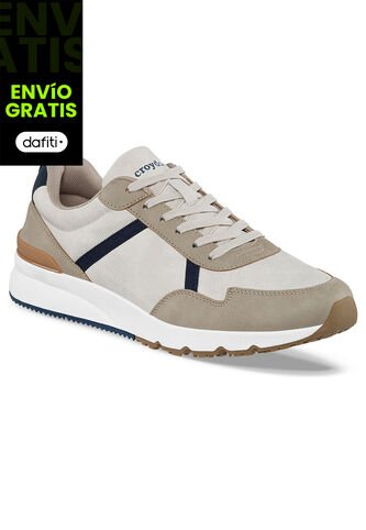 Tenis Urbanos Qrix Beige Para Hombre Croydon Croydon