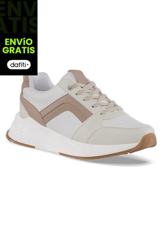 Tenis Urbanos Yannit Beige Croydon Para Mujer Croydon