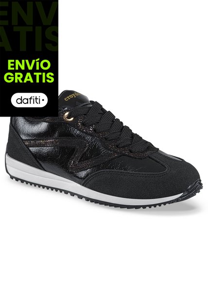 Tenis Urbanos Quimbaya Negro Croydon Para Mujer