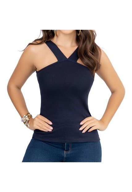 Blusa Celina Azul Osc Para Mujer Croydon