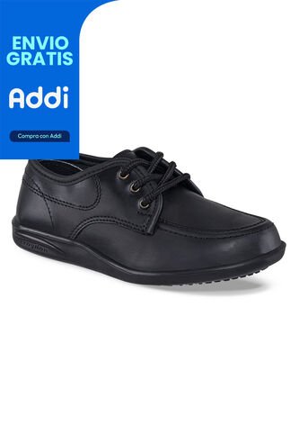 Zapatos Escolares Bachiller Negro Para Niño Croydon Croydon