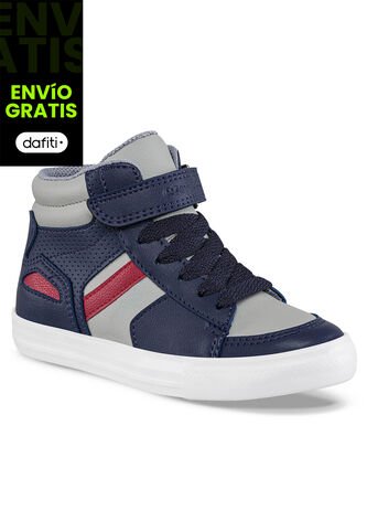 Tenis Casuales Manka Alto Gris Para Niño Croydon Croydon