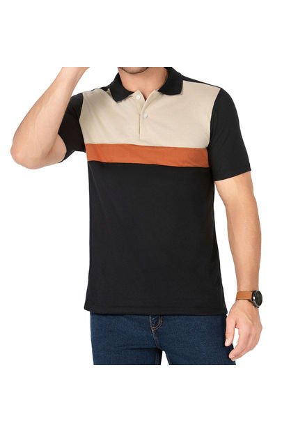 Camiseta Polo Joseph Beige Para Hombre Croydon