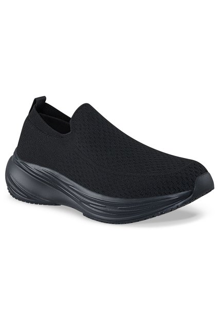 Tenis Para Caminar Shuy Negro-Negro Croydon Para Hombre