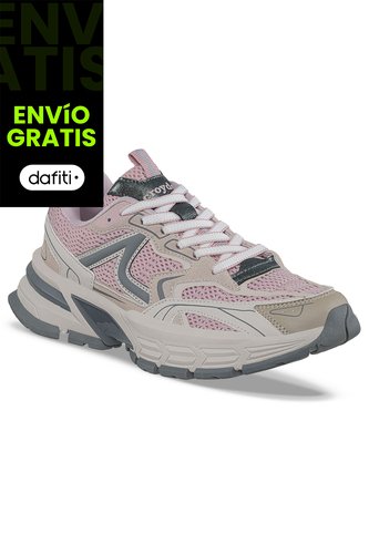 Tenis Urbanos Guxet Rosa-Gris Croydon Para Mujer Croydon