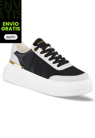 Tenis Urbanos Eleanor Negro Para Mujer Croydon Croydon