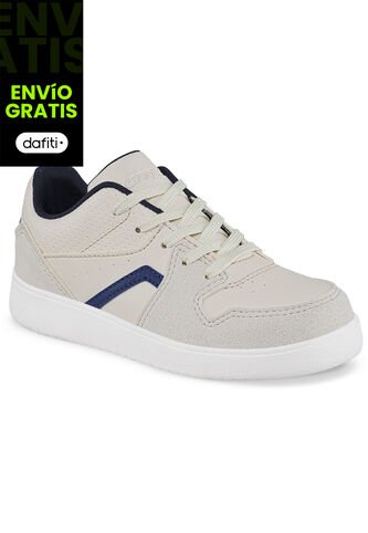 Tenis Casuales Bro Bajo Beige Para Niño Croydon Croydon