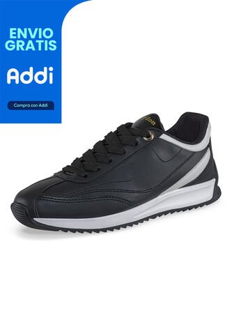Tenis Urbanos Zaffira Negro Croydon Para Mujer Croydon