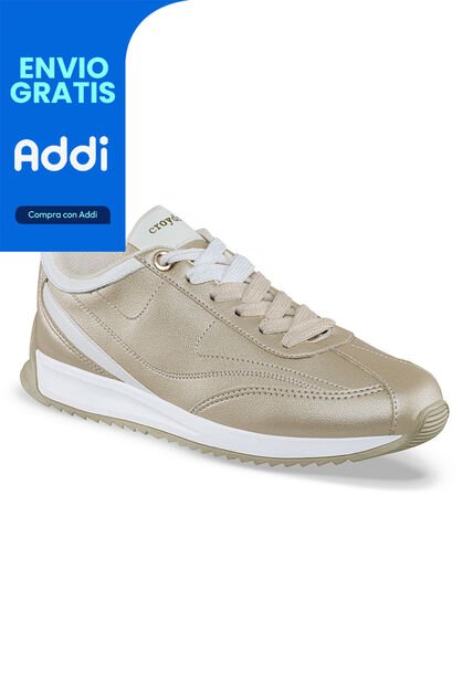 Tenis Urbanos Zaffira Oro Croydon Para Mujer