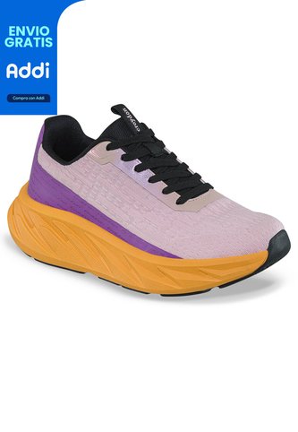 Tenis Running Hebar Rosa Croydon Para Mujer Croydon