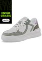Tenis Casuales Danz Beige-Verde Croydon Para Mujer de Croydon