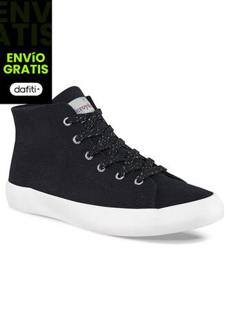 Botines Raw Alto Negro Para Mujer Croydon Croydon
