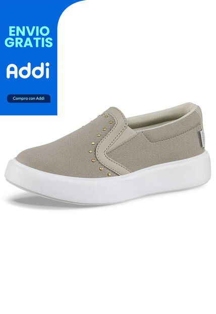 Tenis Casuales Cres Beige Croydon Para Mujer