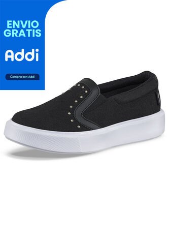 Tenis Casuales Cres Negro Croydon Para Mujer Croydon