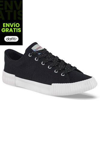 Zapatos Raw Bajo Negro Para Mujer Croydon Croydon