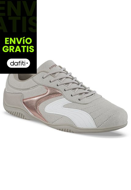 Tenis Urbanos Sevop Beige Croydon Para Mujer