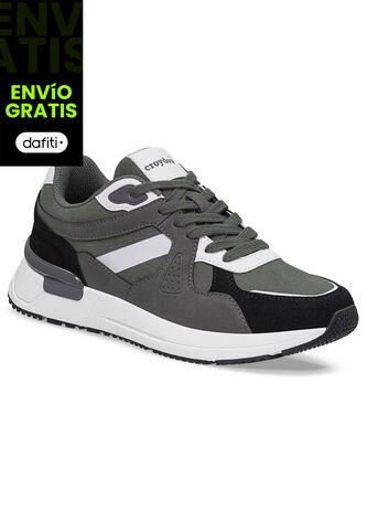 Tenis Urbanos Jiklo Gris Osc Para Hombre Croydon Croydon