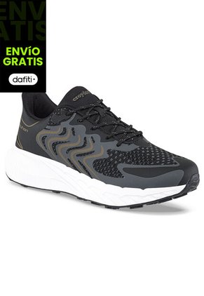 Tenis Running Krox Negro Para Hombre Croydon